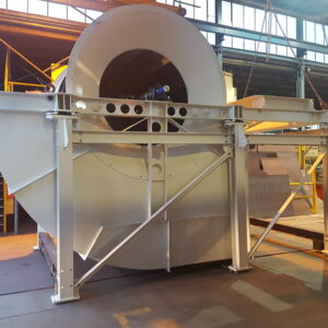 wind tunnel at the factory