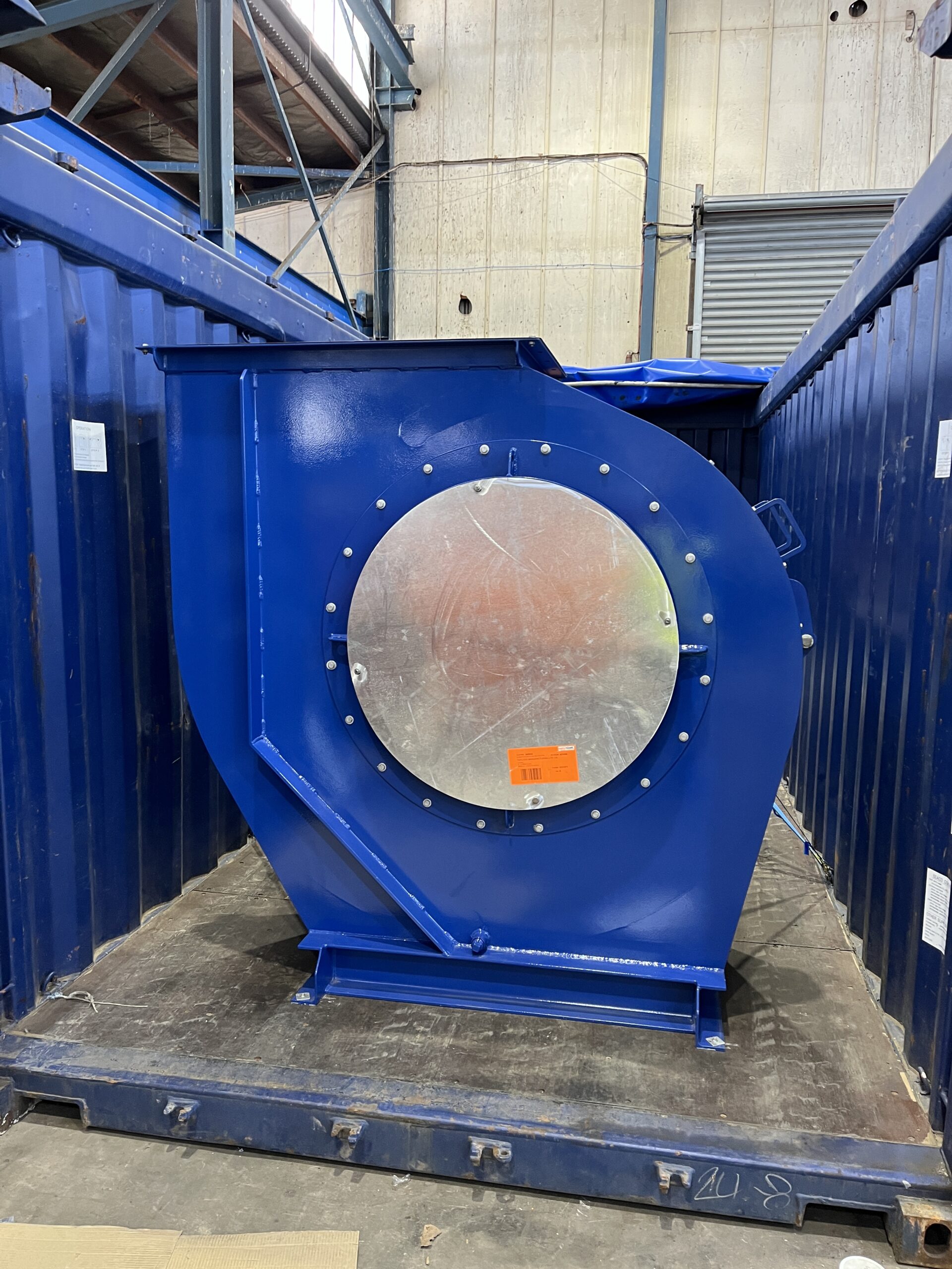 Centrifugal Fan for Glass Furnace Stack Extraction