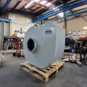 Oji Fibre fan in workshop