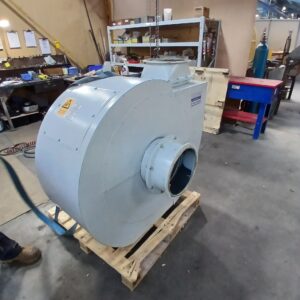 Oji Fibre fan in workshop