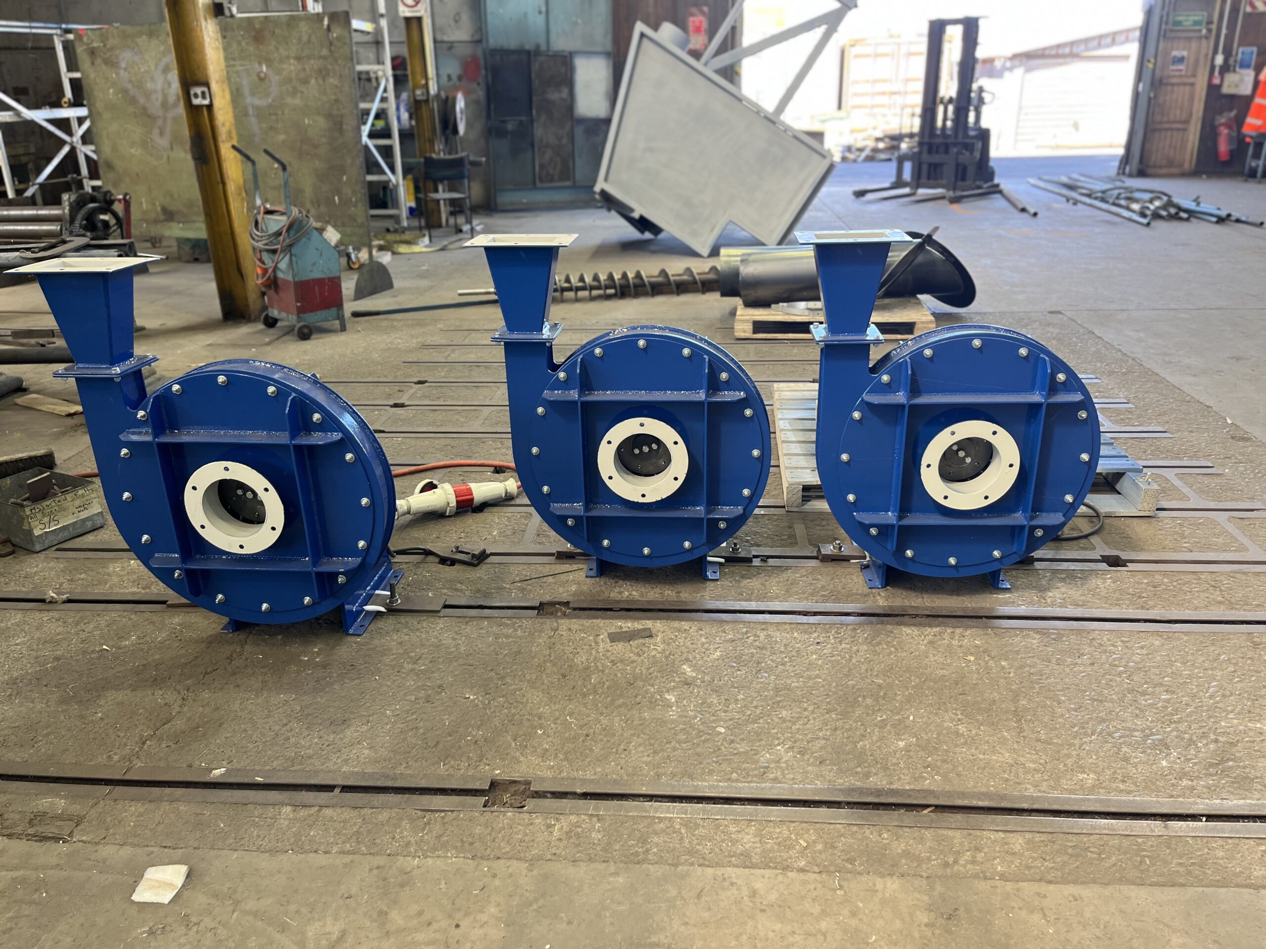 Fabrication of Fans for Alcoa