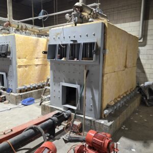 Biomass boiler installation at Kaiapoi High School by Taylors Manufacturing