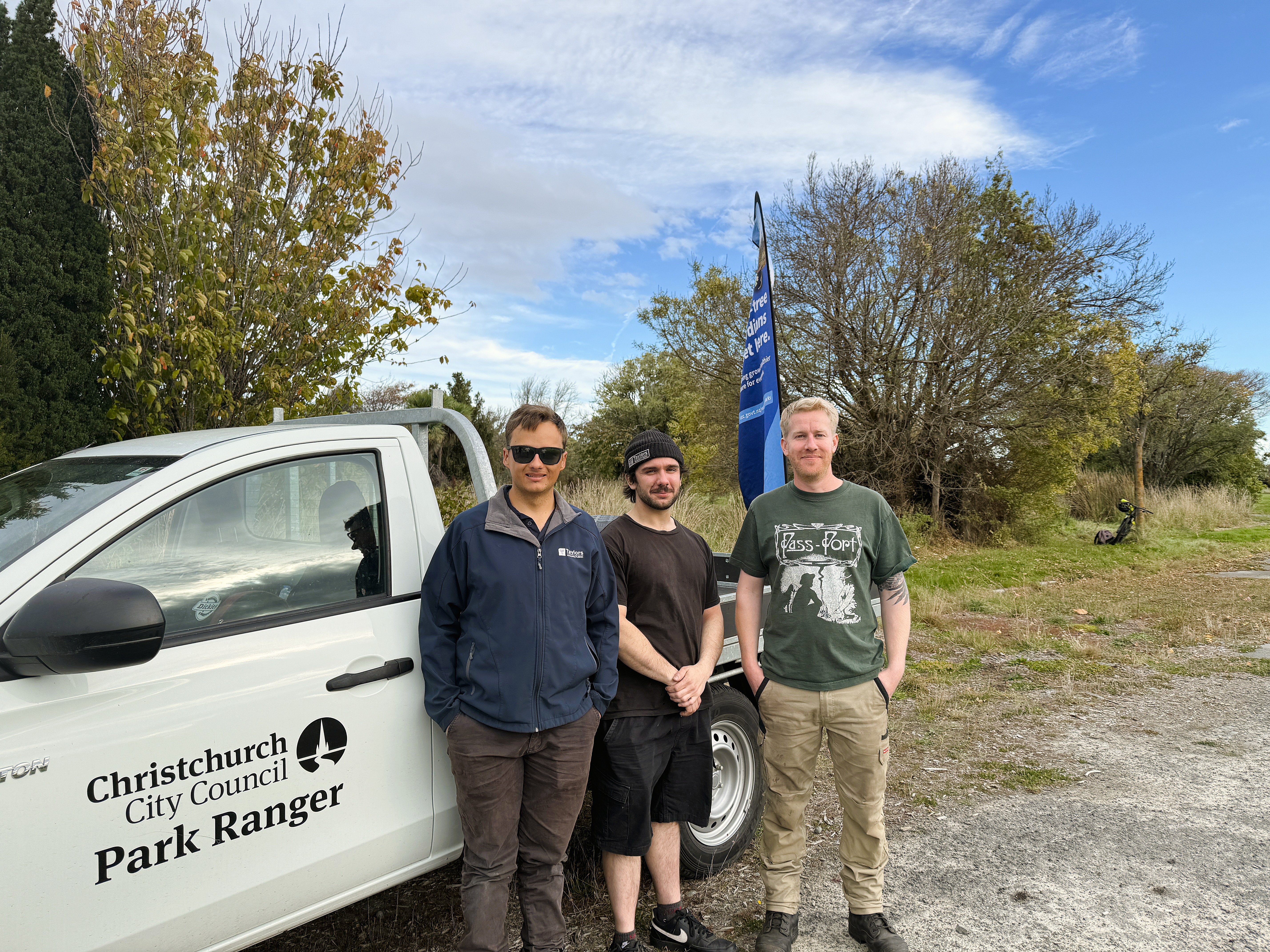 Part of the Taylors Manufacturing team at the Ōtākaro Avon River Corridor, 2026